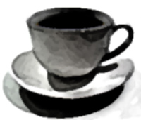Sketch of a mug of coffee